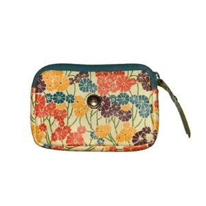Fossil Floral Print Wallet with Zipper